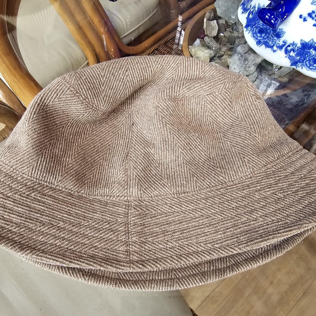 Vintage L.L. Bean Wool Cashmere Bucket Hat Brown - Depop