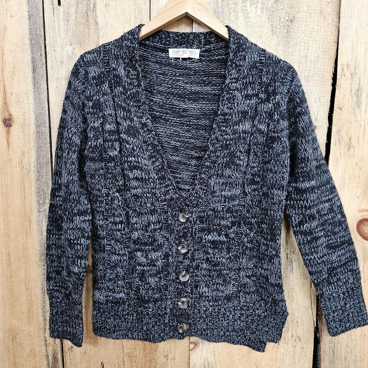 Charcoal gray cardigan outlet sweater