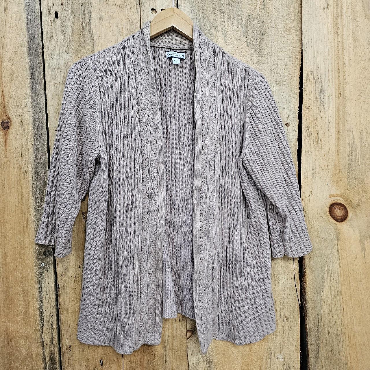 Croft and barrow sale open front cardigan