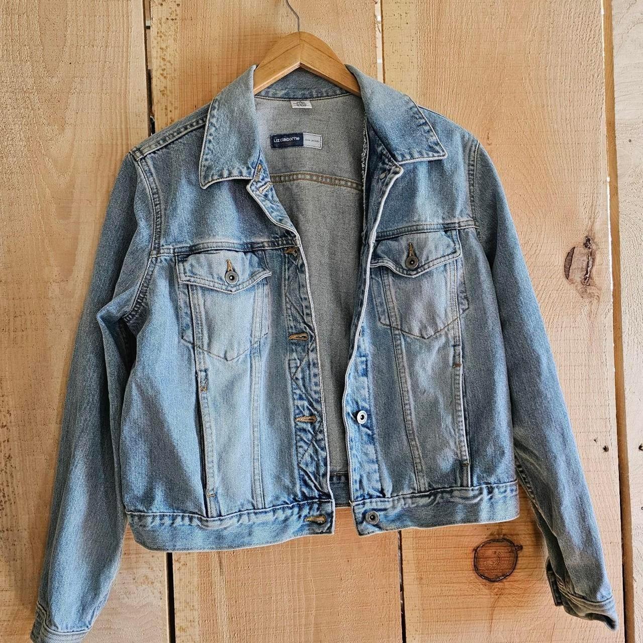 Liz claiborne jean jacket best sale