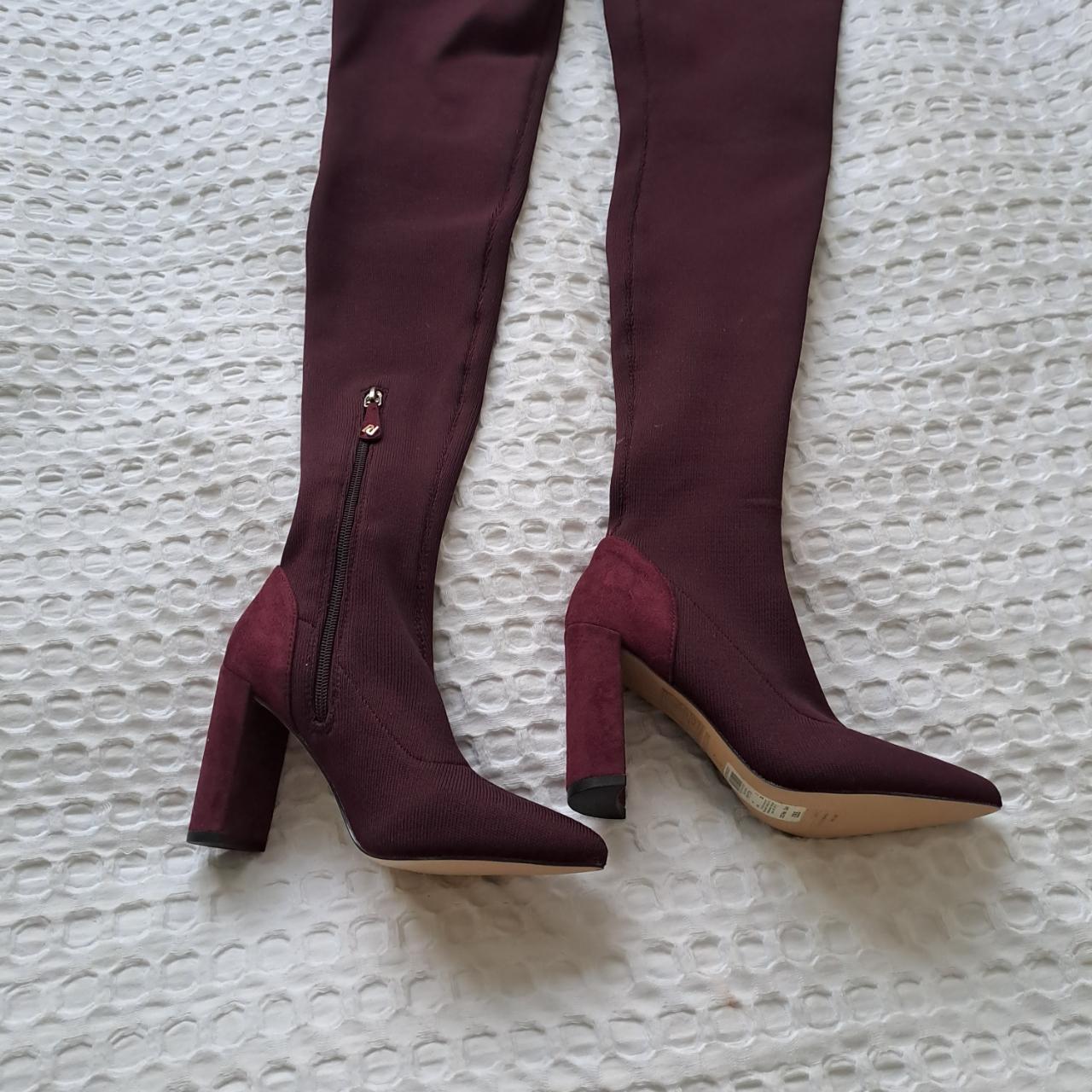 River island sale burgundy boots