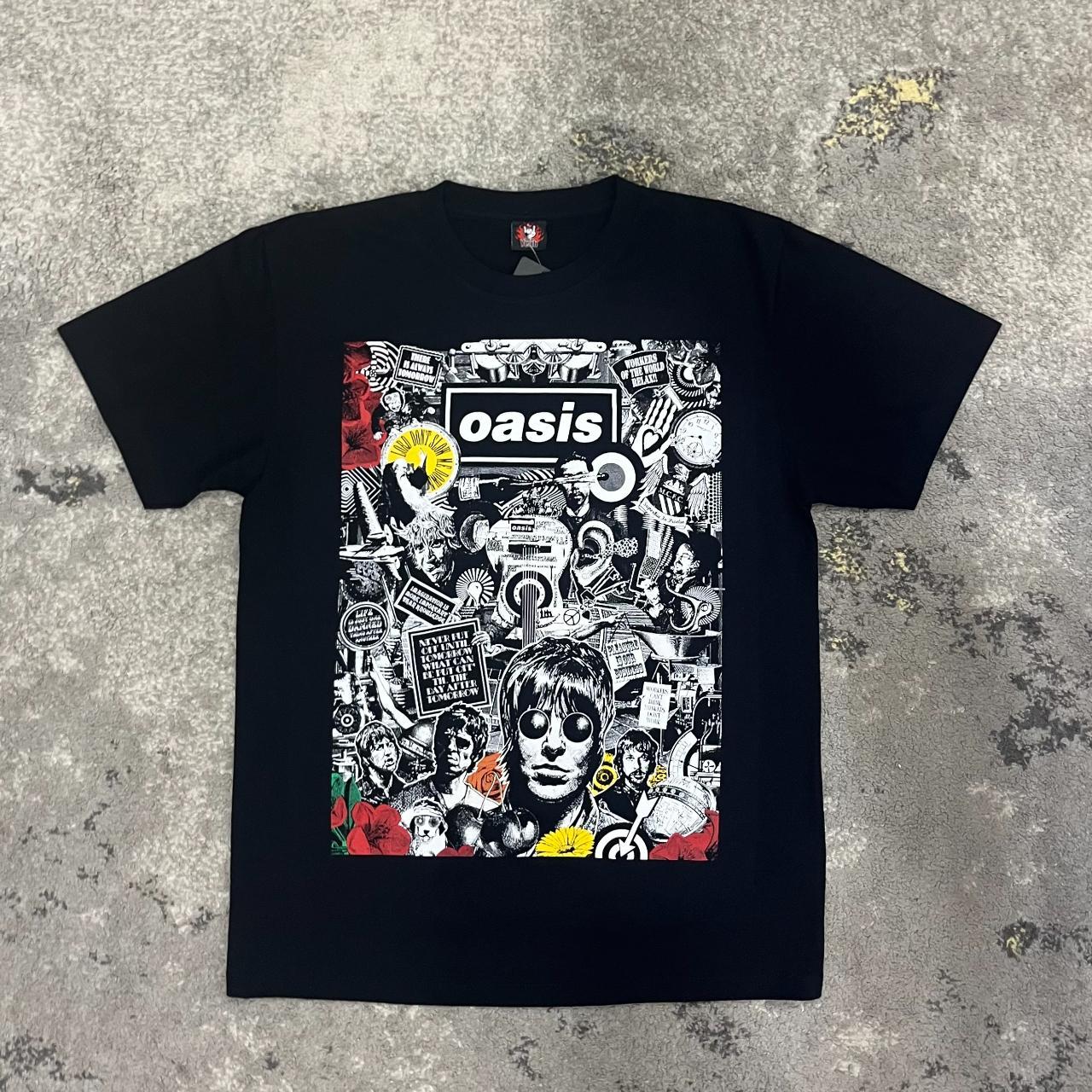 Vintage 90's 00s Oasis T Shirt Britpop UK Band - | Depop