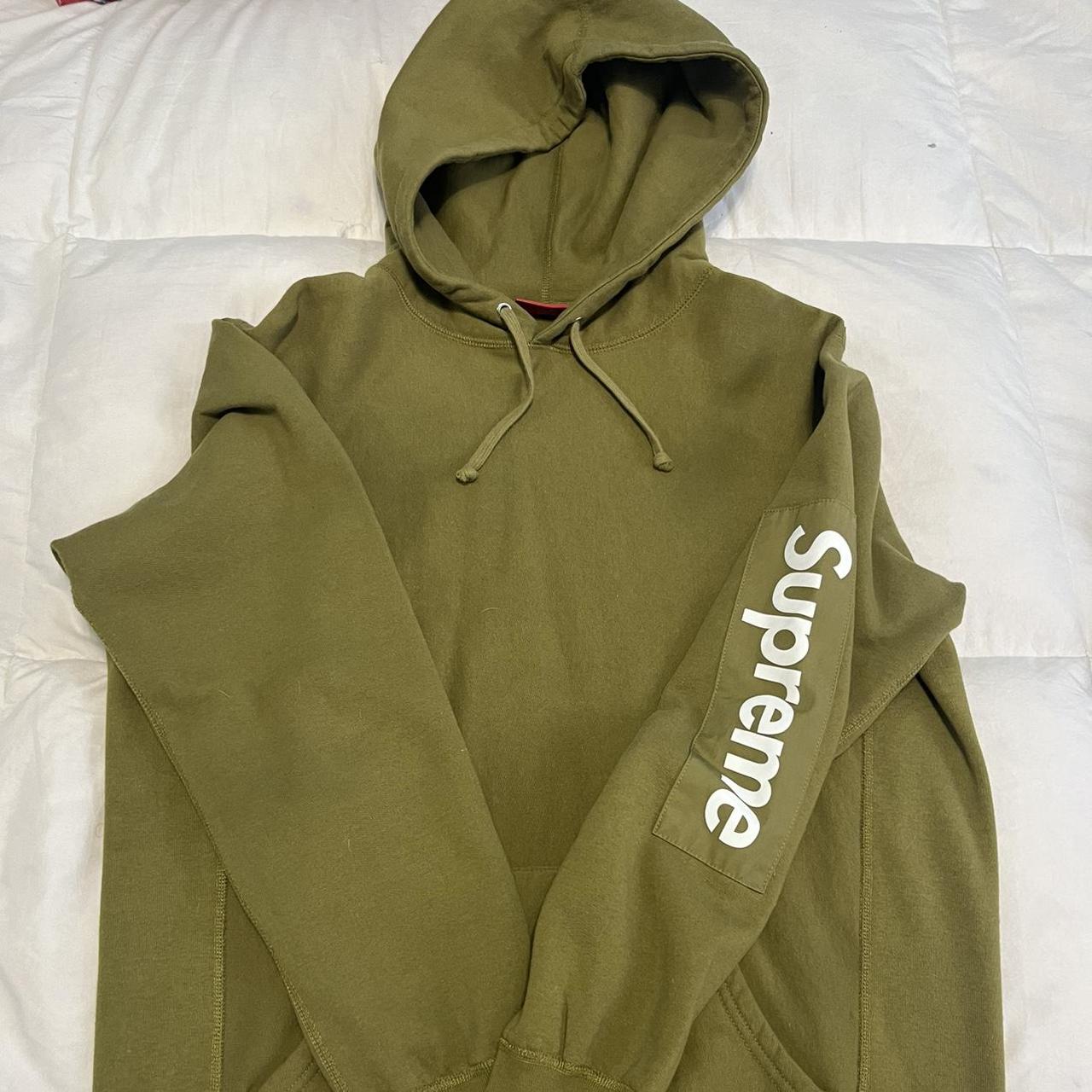 Olive discount supreme hoodie