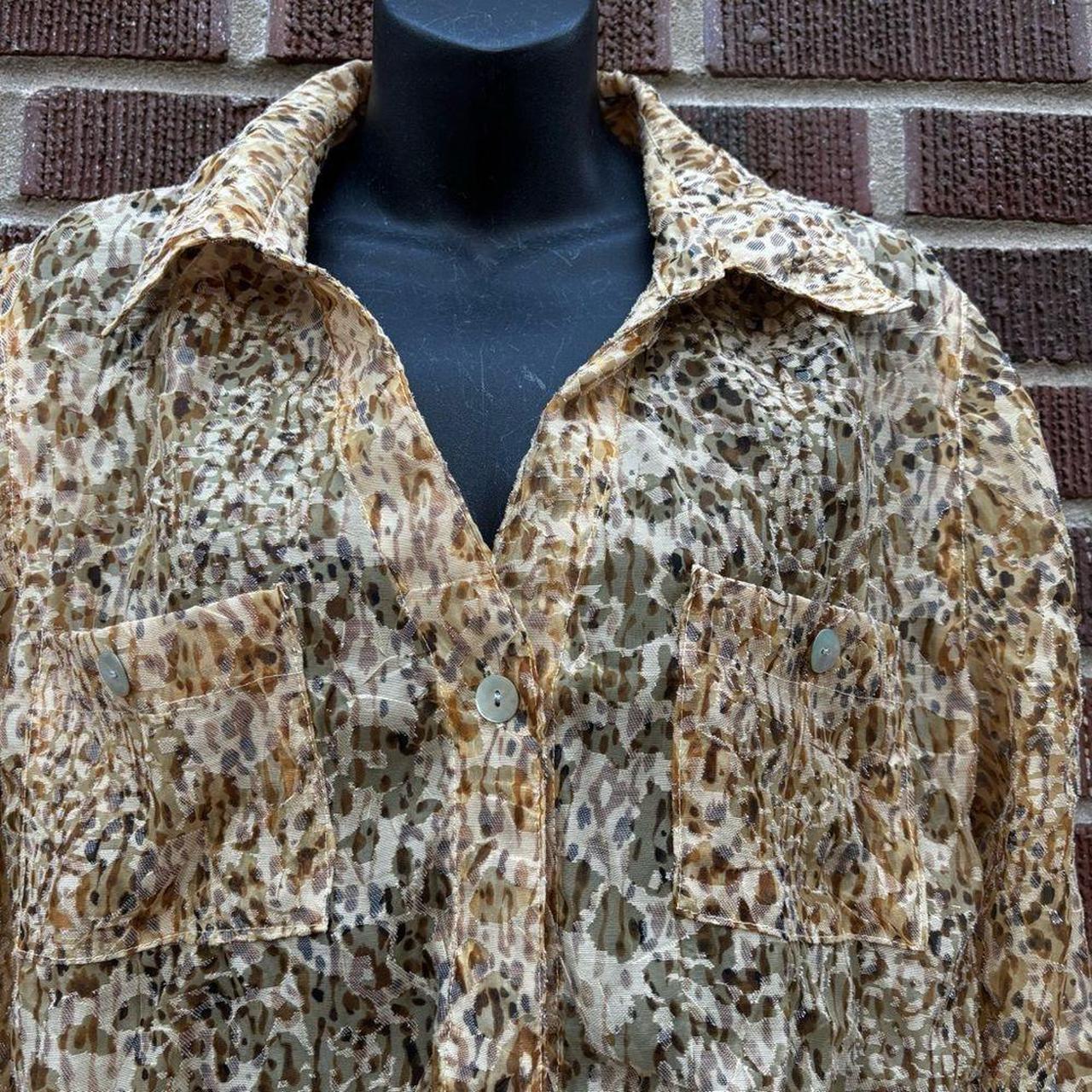 Ruby Rd. Women's Blouse - Multi/Brown - 10 – Ruby… - image 2