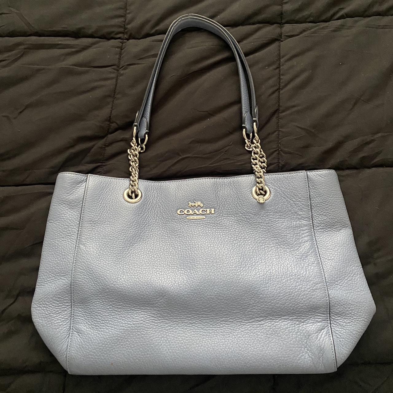 Coach bag discount with side pockets