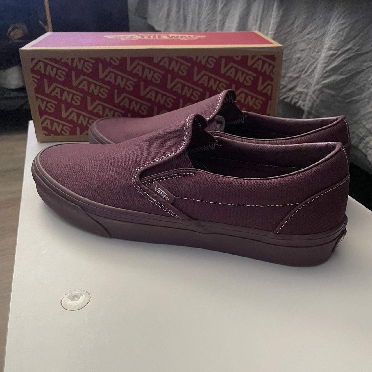 Vans Classic Slip On Plum Wine Brand new Open to offers Depop