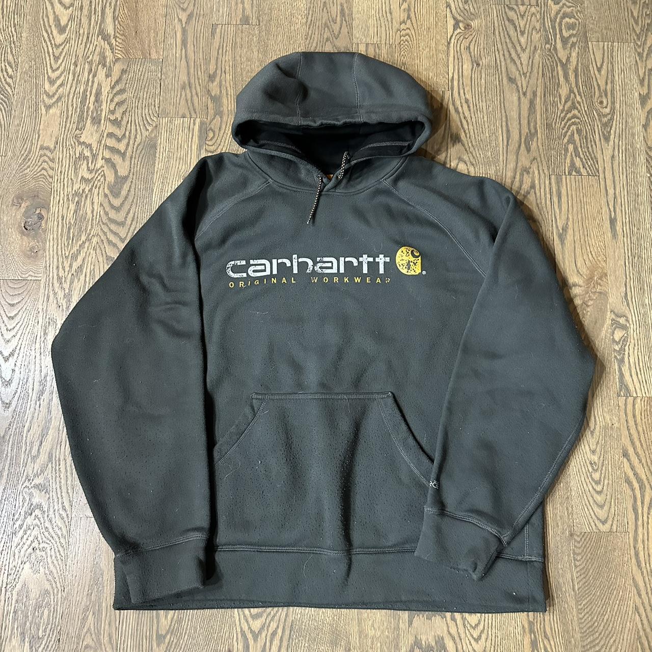 carhartt workwear hoodie size XL dope color and... Depop