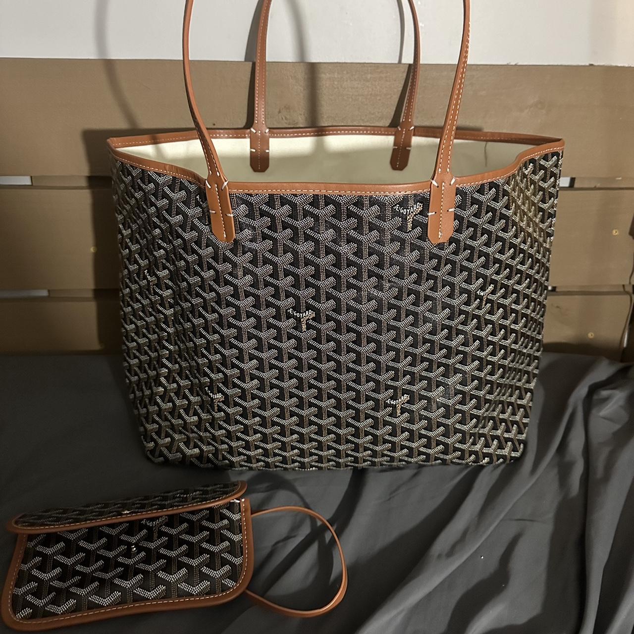 Black and 2024 brown goyard tote