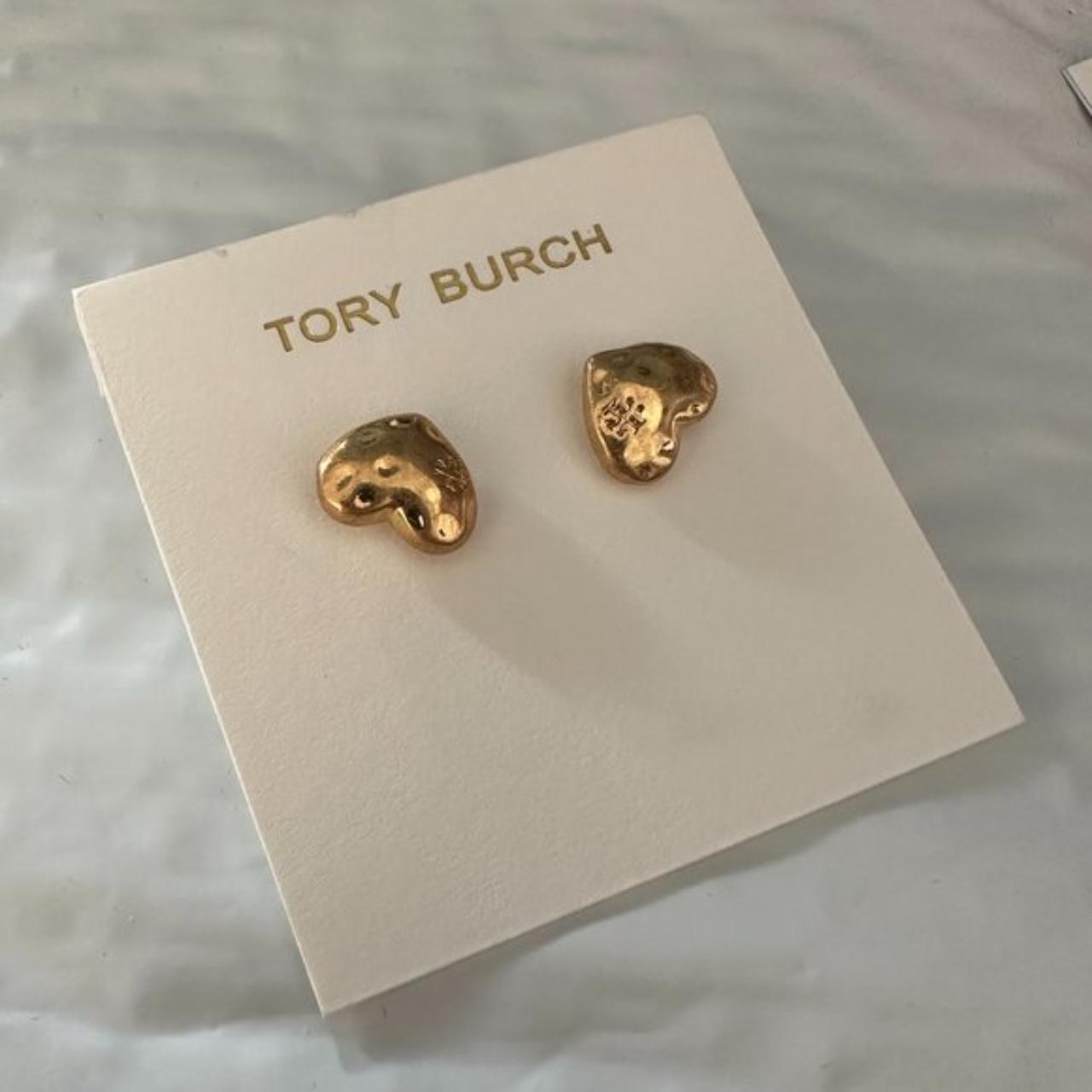 Tory burch hot sale heart earrings