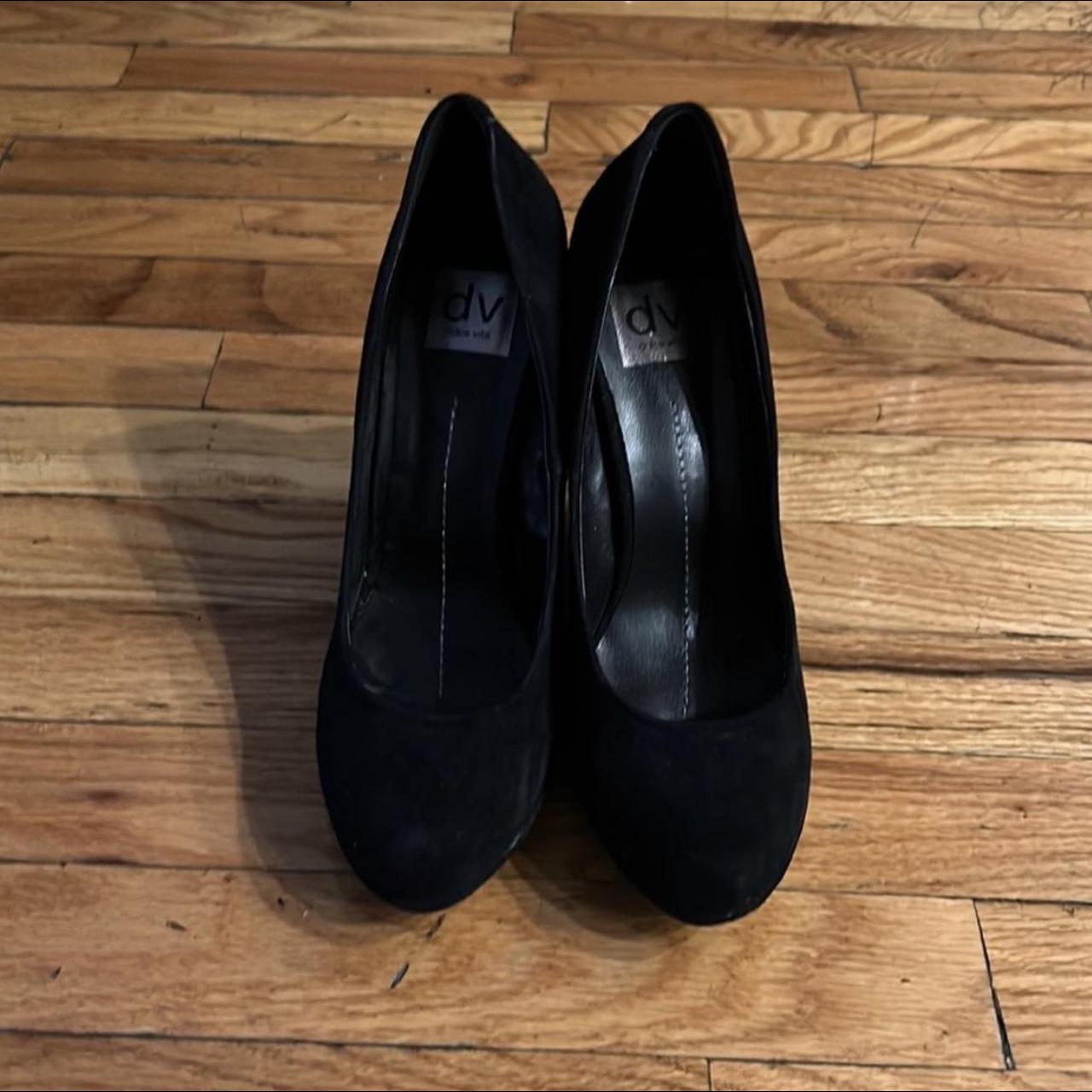 dolce vita black heels