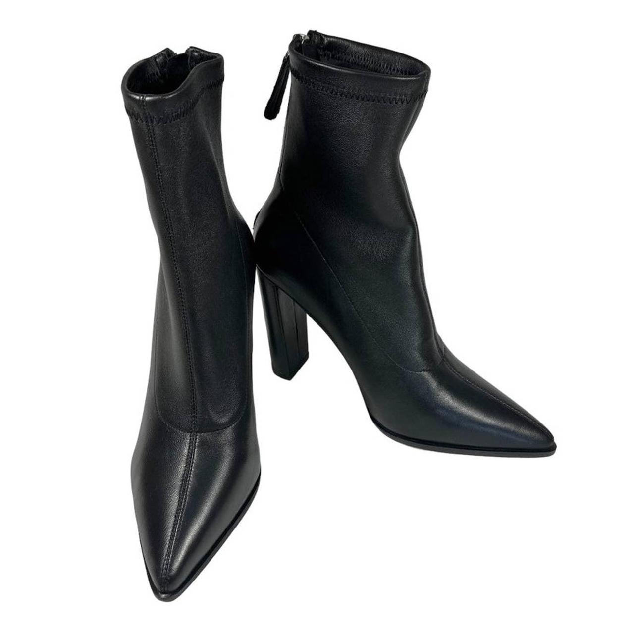 ALIAS MAE Leather Ankle Boot in Black Alias Mae... Depop