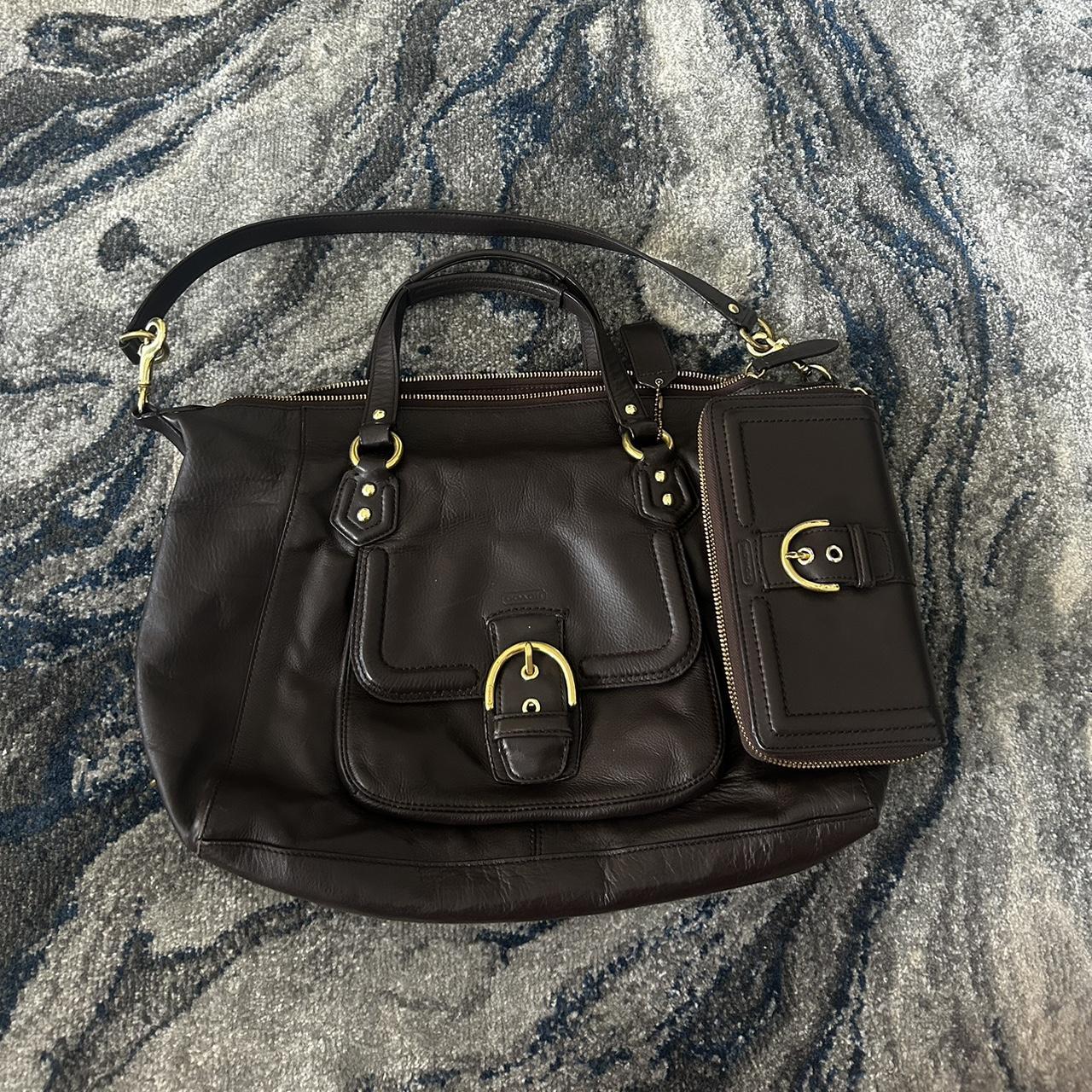 Coach handbag and outlets matching wallet