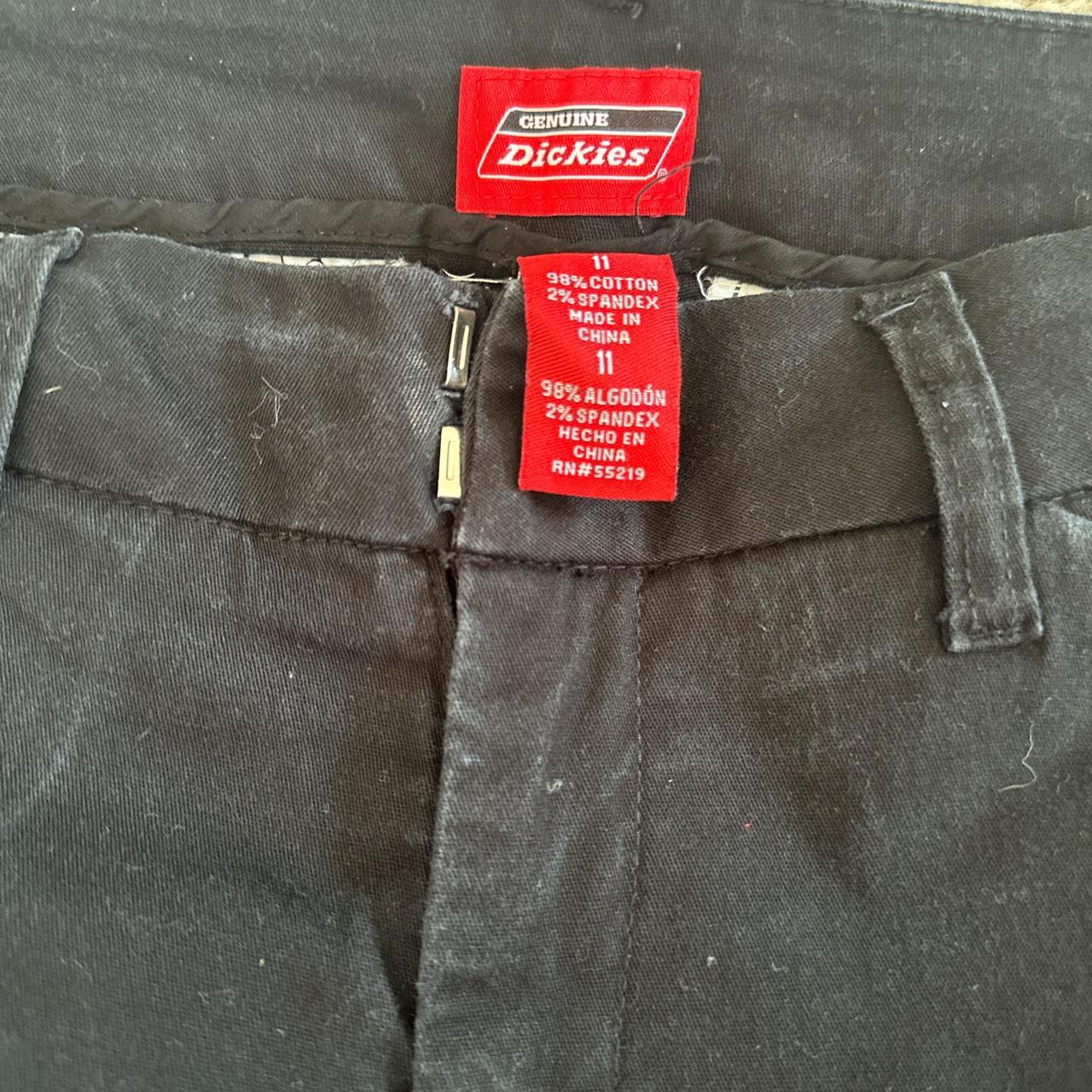 black-cargo-dickies-size-11-women-s-pants-the-depop