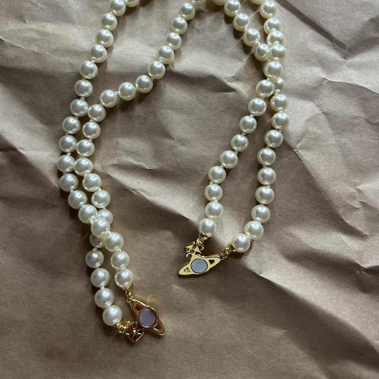 Vivienne Westwood necklace, pearl choker -'princess... - Depop
