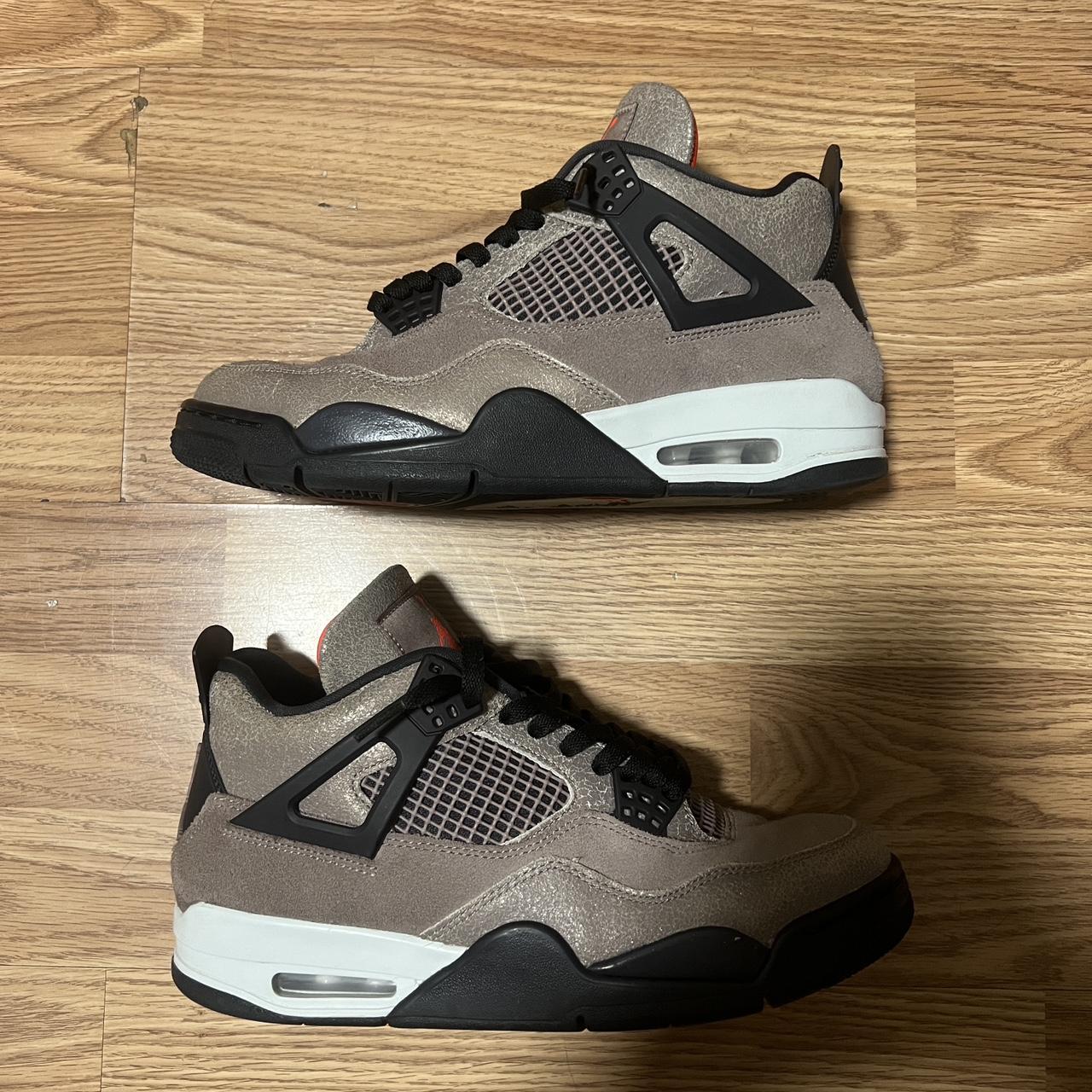 jordan 4 taupe haze size 9 used missing extra laces - Depop