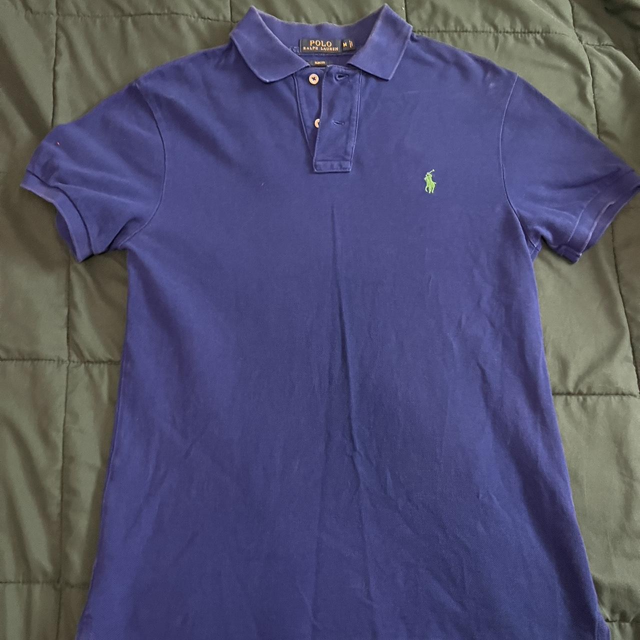 Polo Blue Collar Shirt - Depop