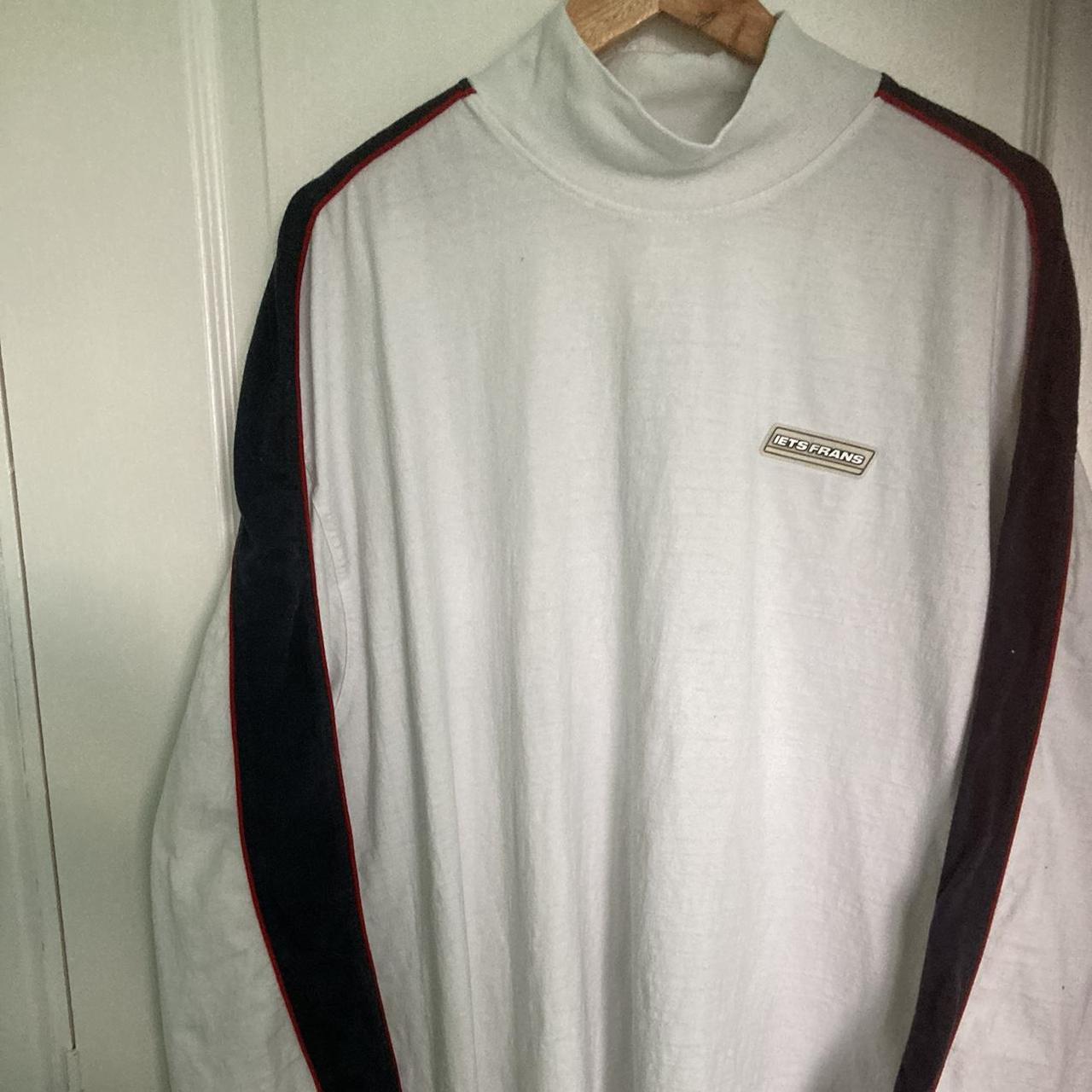 Iets frans xxl long sleeve T-shirt. Slight/light... - Depop