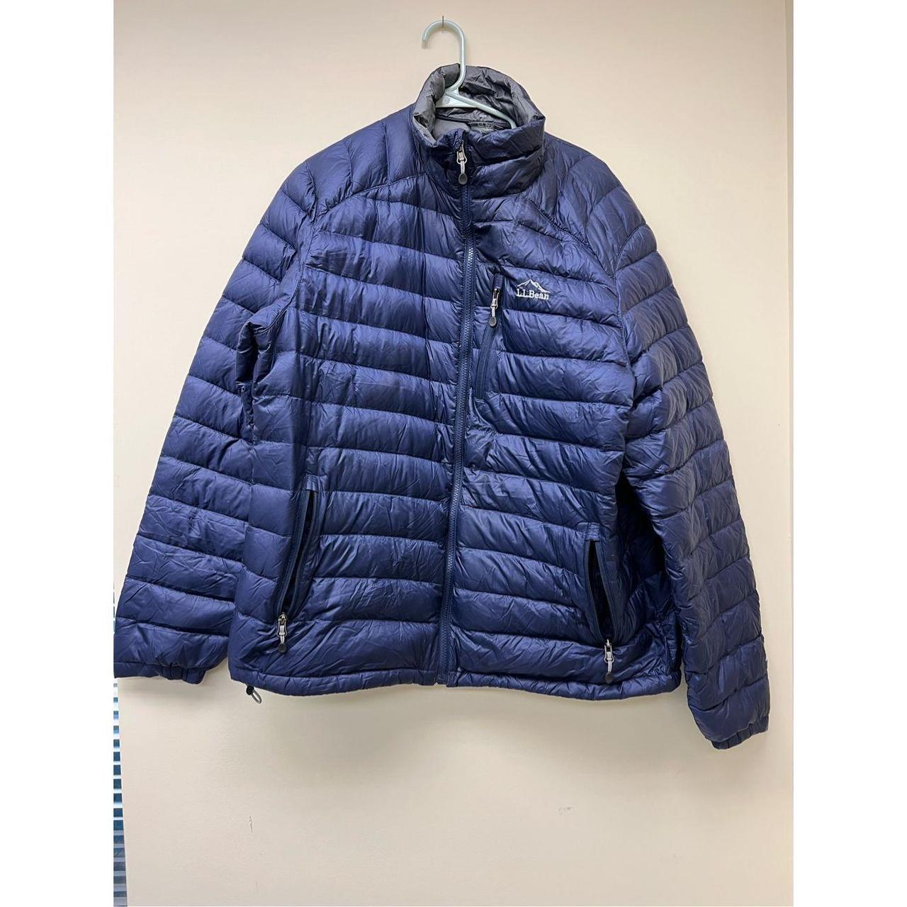 LL Bean Ultralight 850 Down Jacket Navy Blue. SZ XL.... Depop