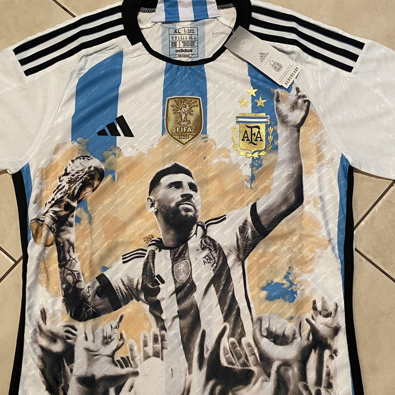 Lionel Messi Argentina Jersey - Depop