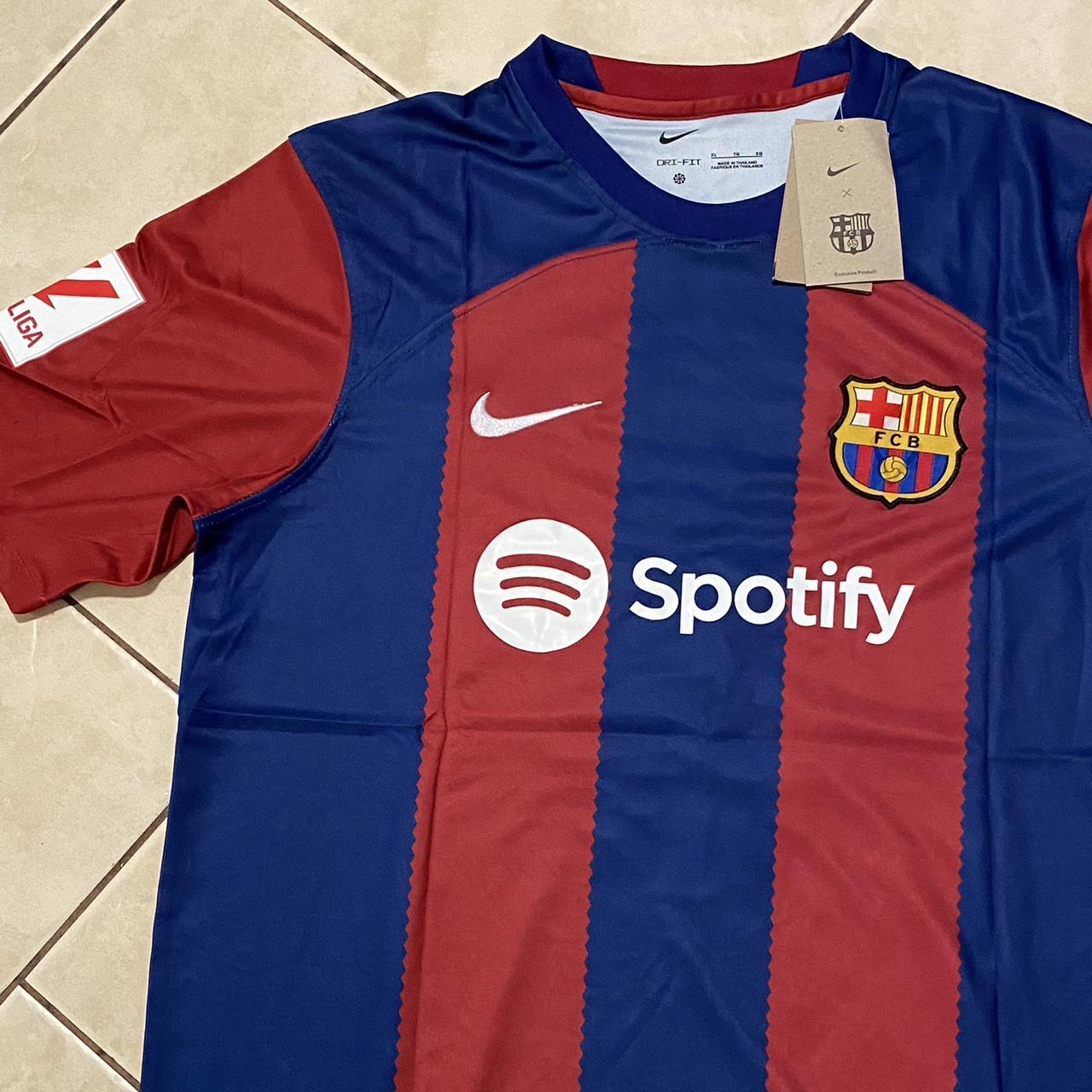 FC Barcelona Home Soccer Jersey Gavi #30 Player - Depop