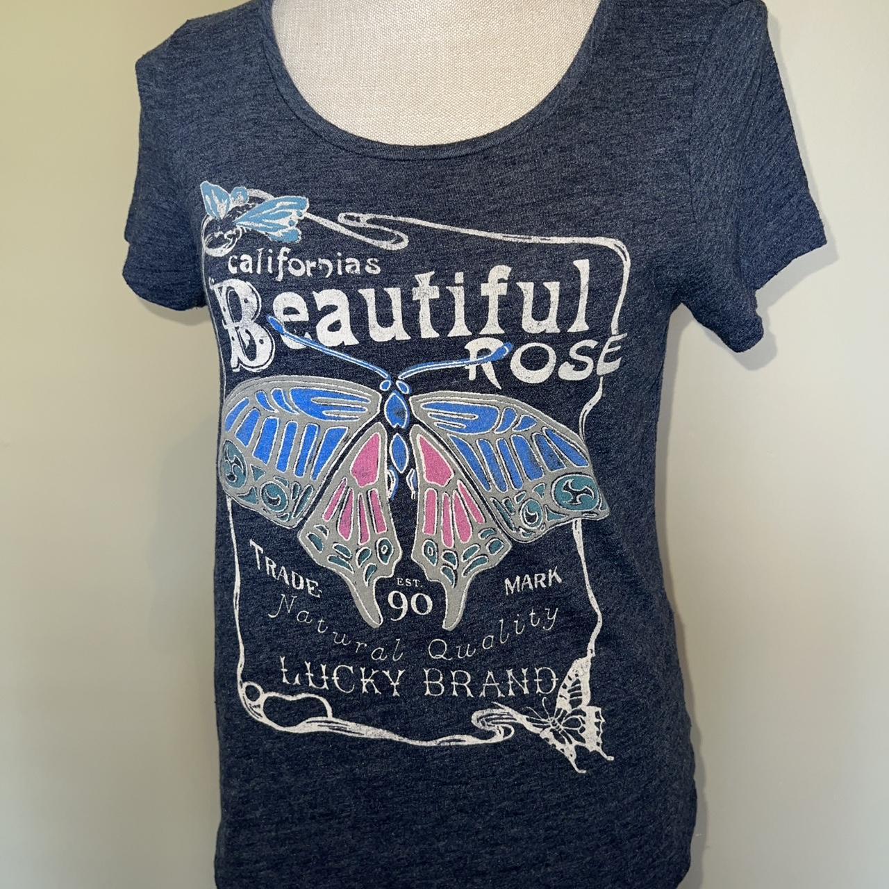 Lucky Brand Women's Blue T-shirts