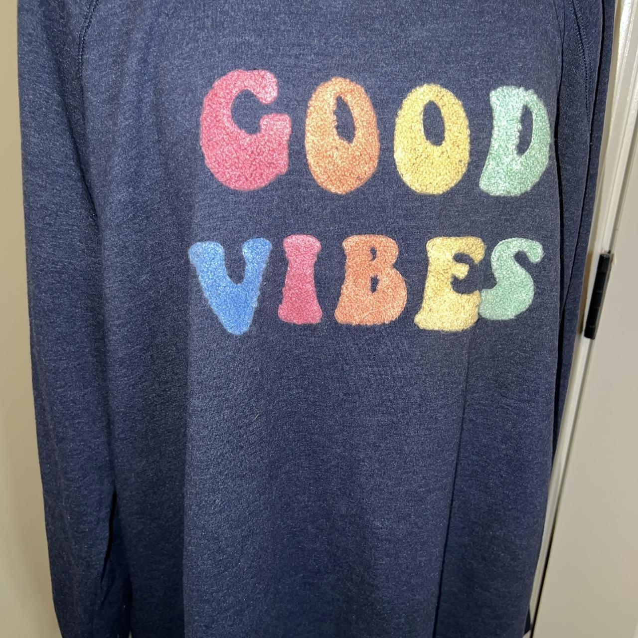 WILDFOX Women's Statement Sweatshirt offers In Blue (Good Vibes) - Medium