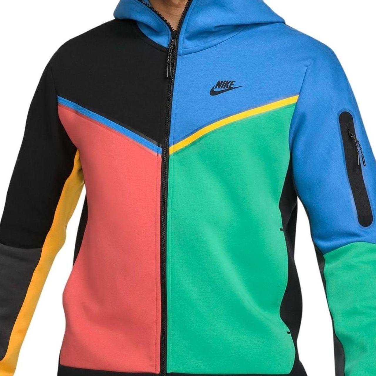 Nike tech fleece hoodie multicolor best sale