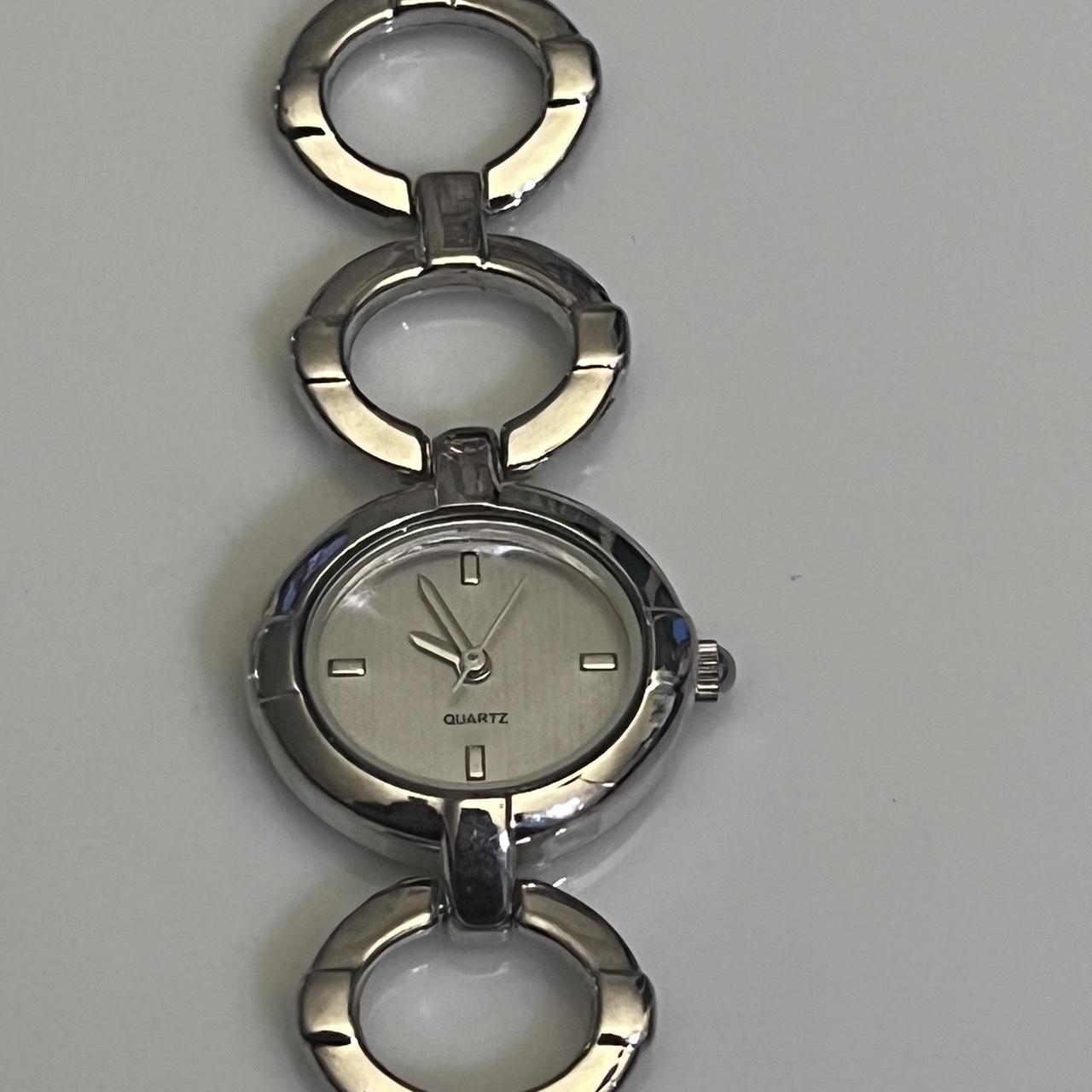 🪩🤍⌚️ Silver Watch Working - Depop
