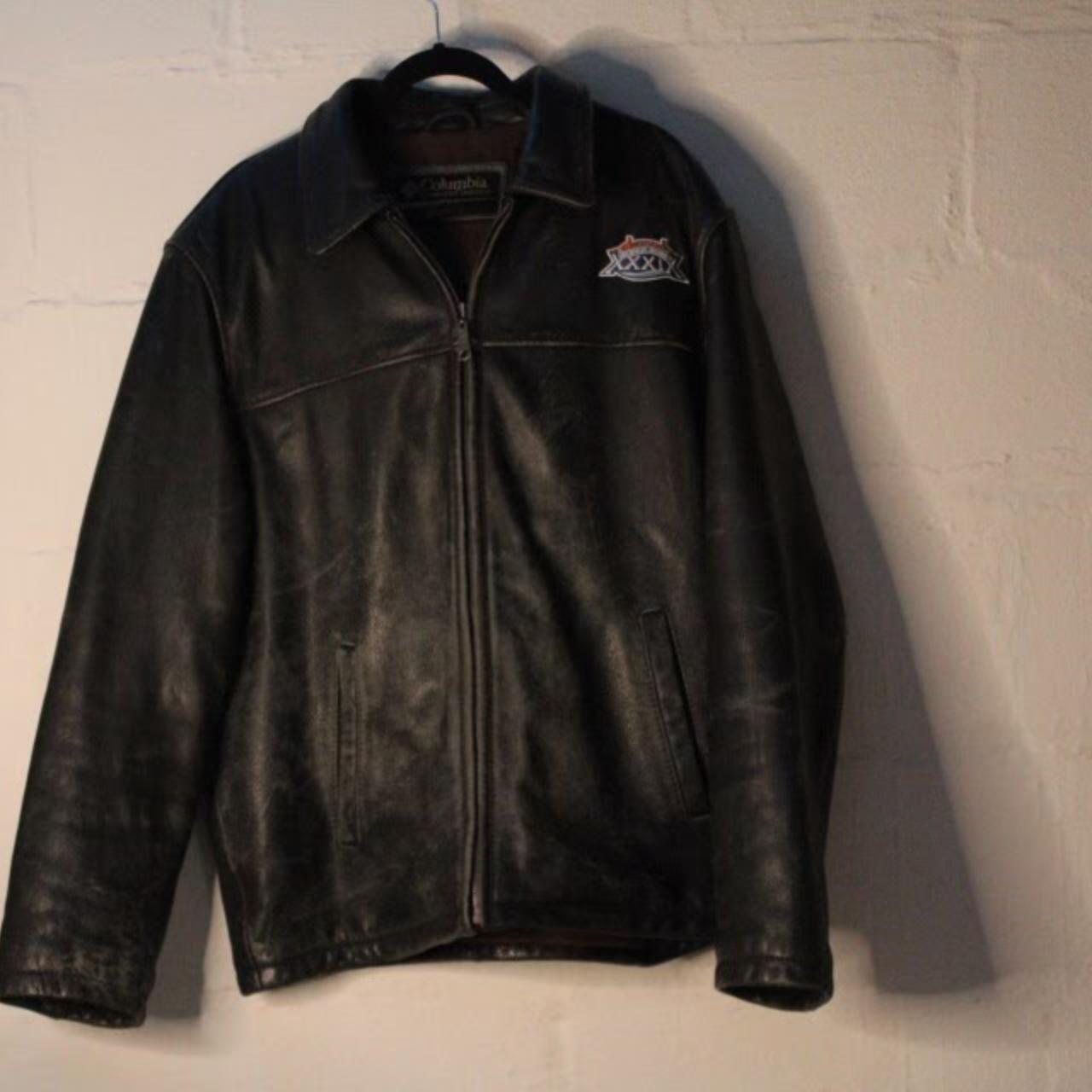 Leather hotsell columbia jacket