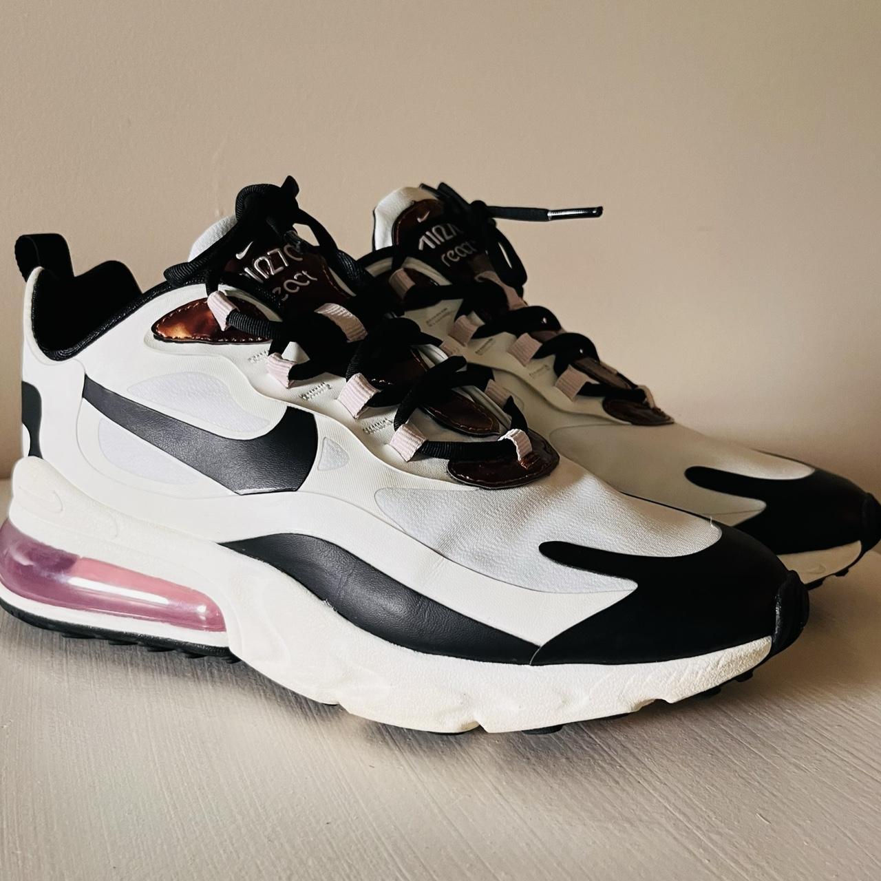 Nike women s Air max 270s React tortious shell size. Depop