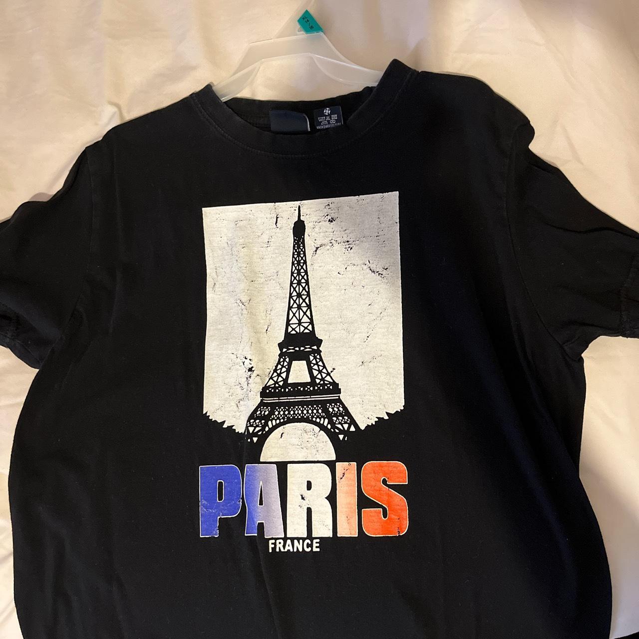 Paris France T-Shirt. No rips or stains. Picture is... - Depop