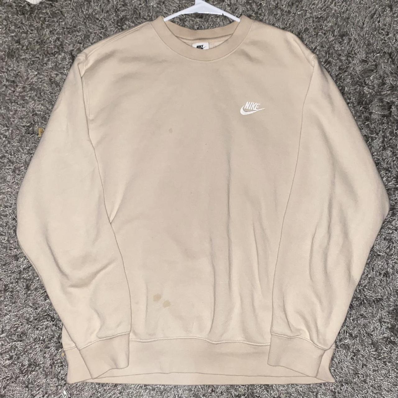 Sweatshirt Vintage Nike Sweatshirt Cream Nike Crewneck Vintage - Main Image