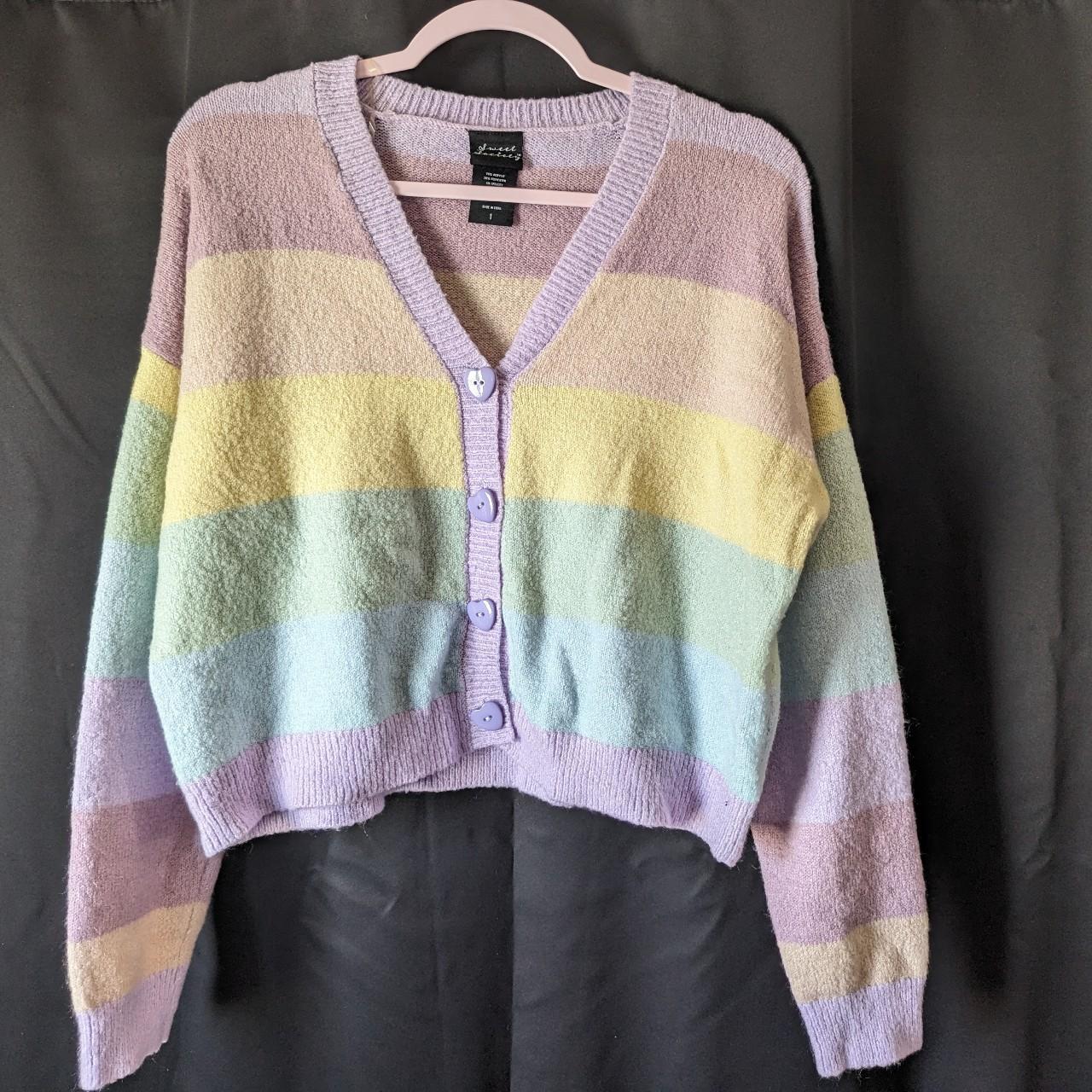 Sweet Society from Hot Topic, pastel cardigan with... - Depop