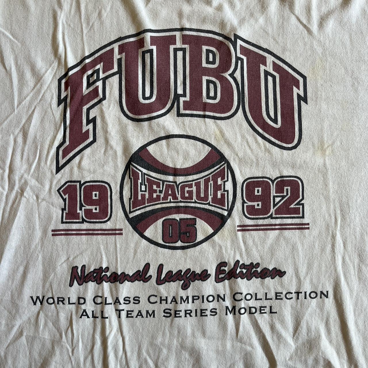 FUBU Men's White and Red T-shirt (2)