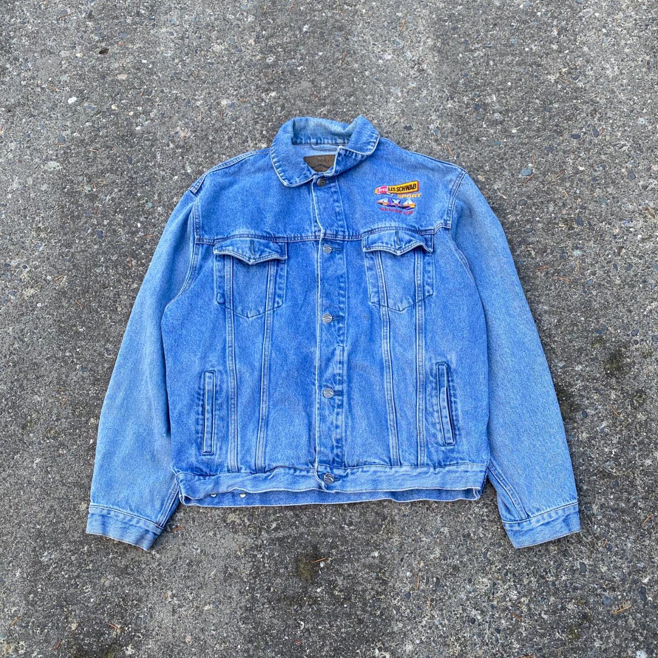 Vintage Louis Vuitton Denim Jacket! Very high value - Depop