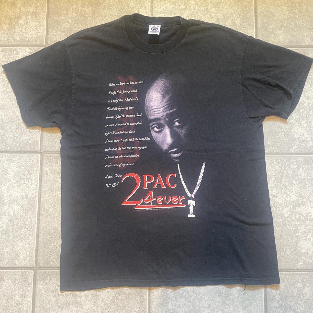 Vintage Tupac Shakur 2Pac 4ever Shirt #2pac #tupac... - Depop