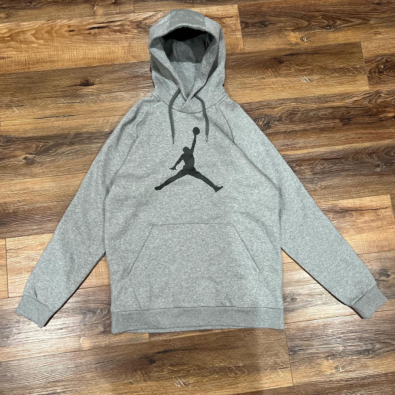 mens grey jordan hoodie