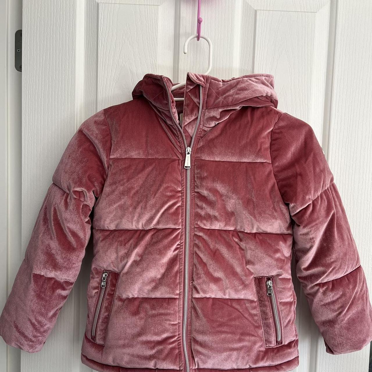 Michael Kors Girls velvety puffer jacket Size