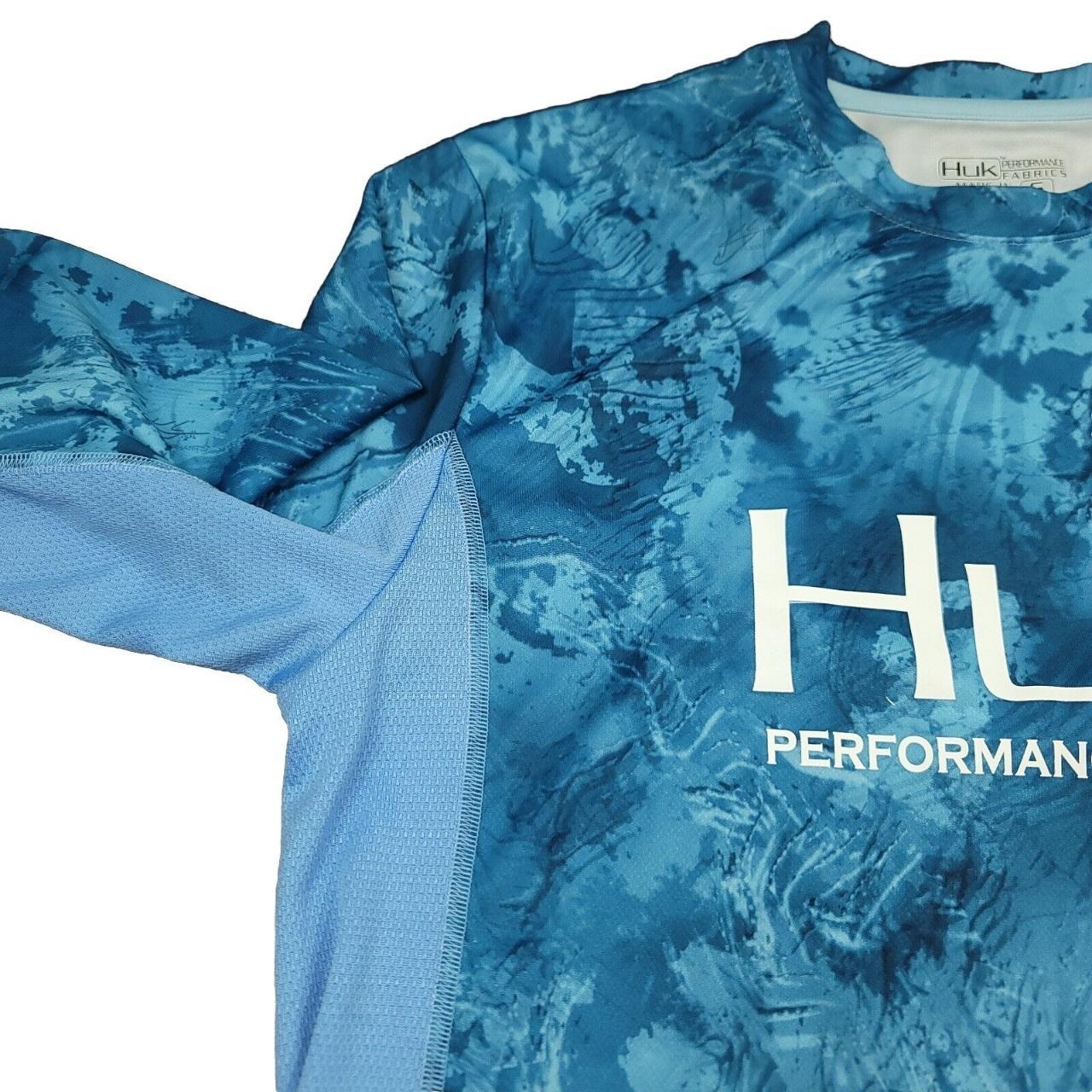 Huk Performance Fishing Long Sleeve T-Shirt Size XL - Depop