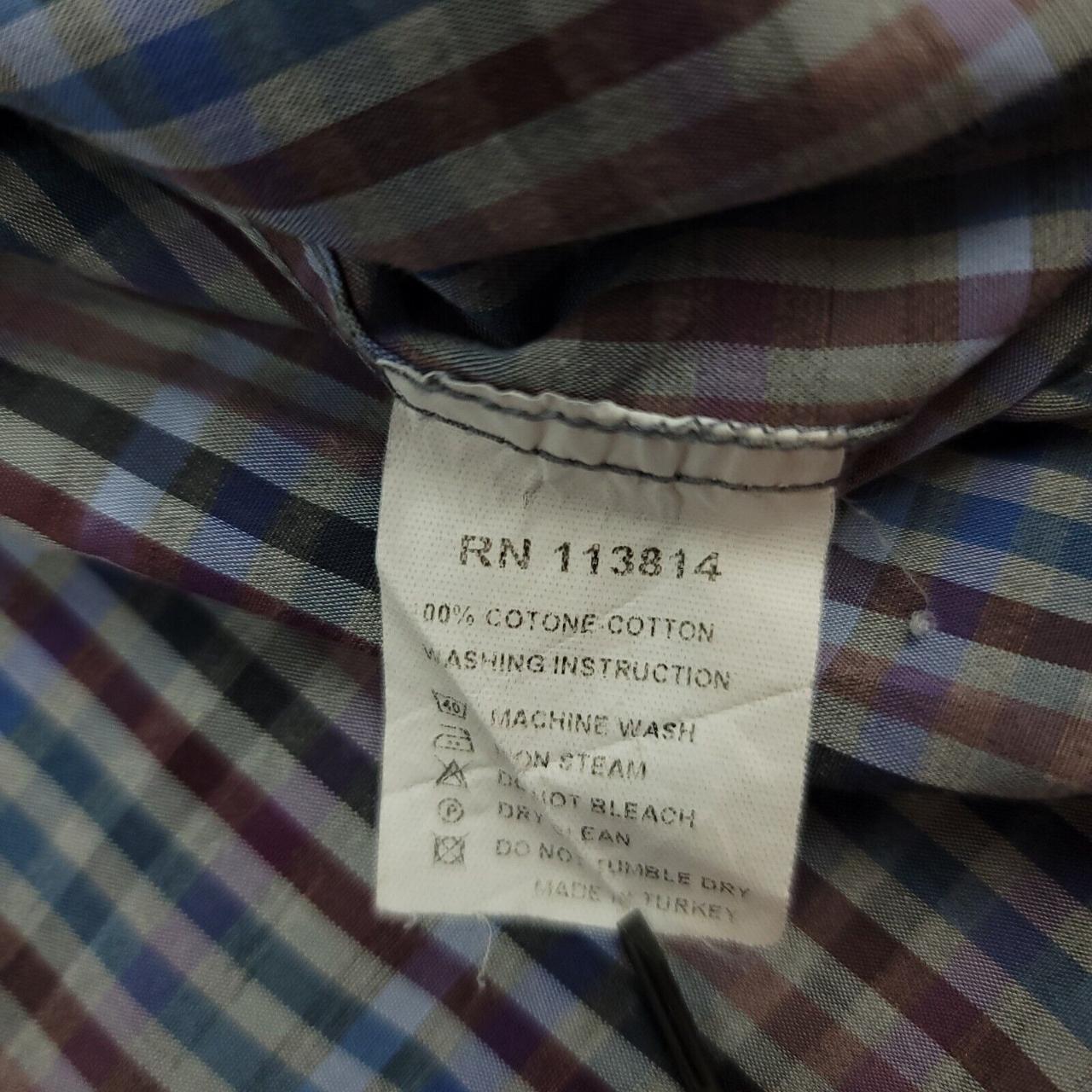 Billy Reid Mens XL Shirt Check Gingham Button Up Depop