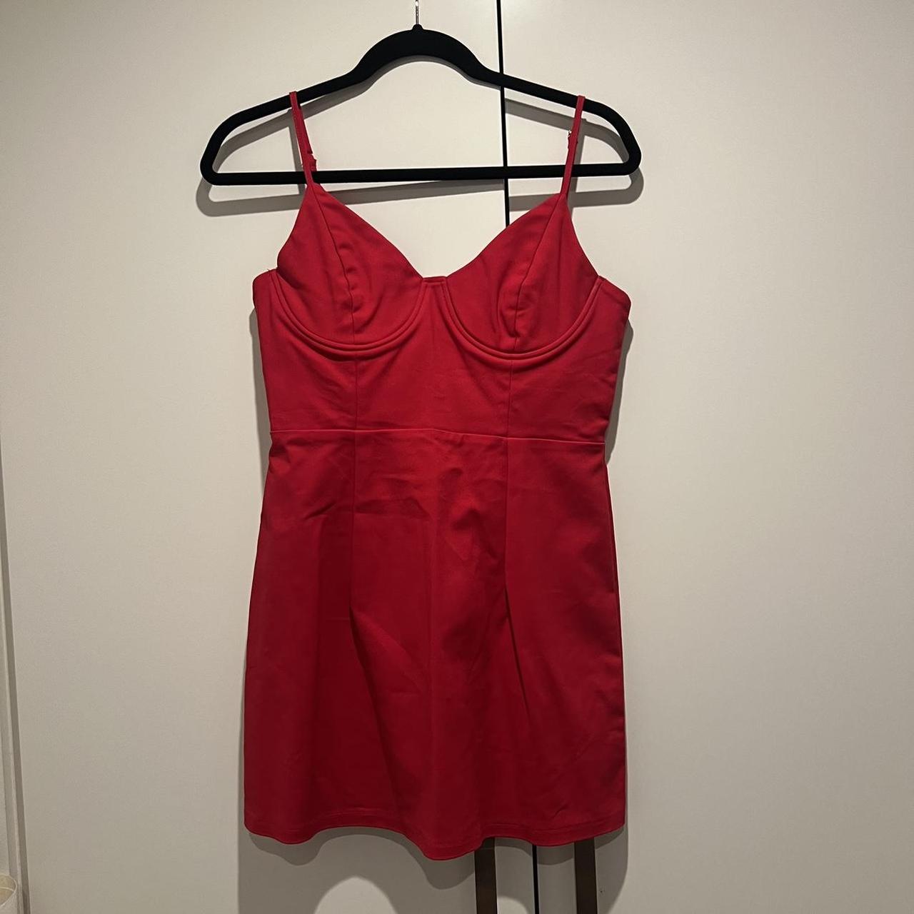 Princess Polly red mini dress Size 14 - Depop