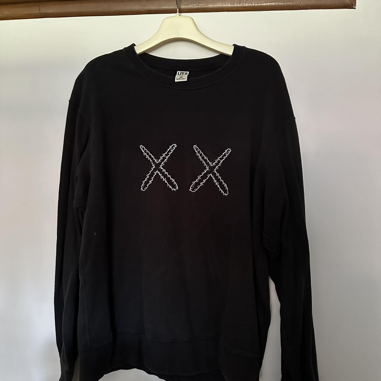 Large Kaws x Uniqlo x Sesame Street crewneck Brand Depop