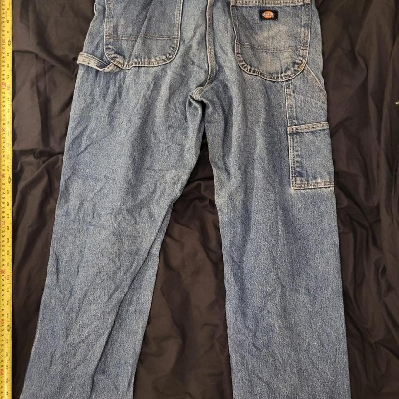 Dickies Blue Jeans Grade B, w 36x30, #vintage... - Depop