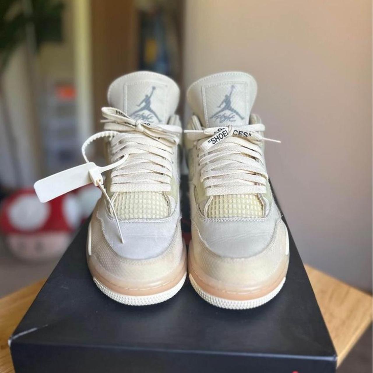 nike off white air jordan 4 cream