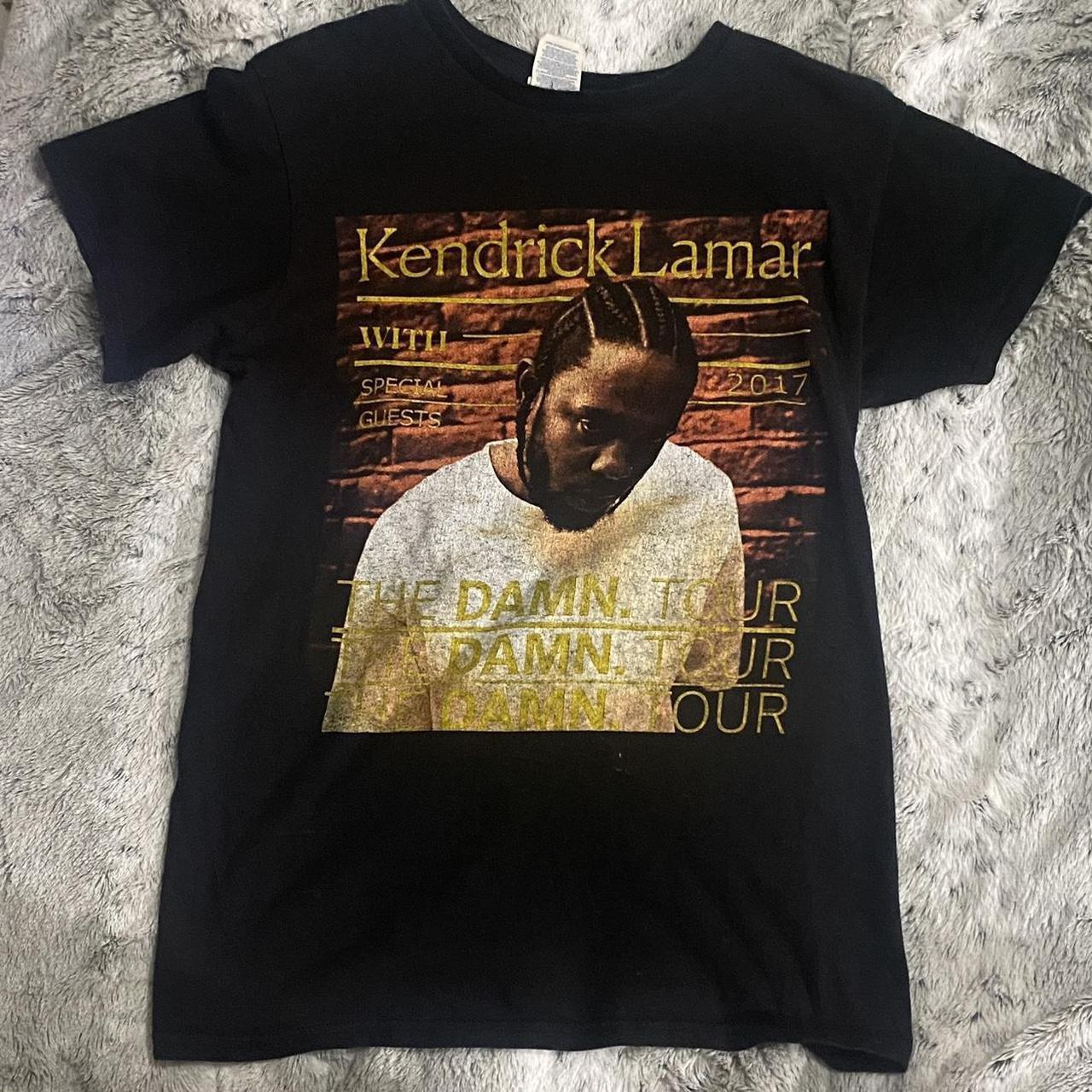 2017 Kendrick Lamar DAMN. Tour Tee -only flaw is... - Depop