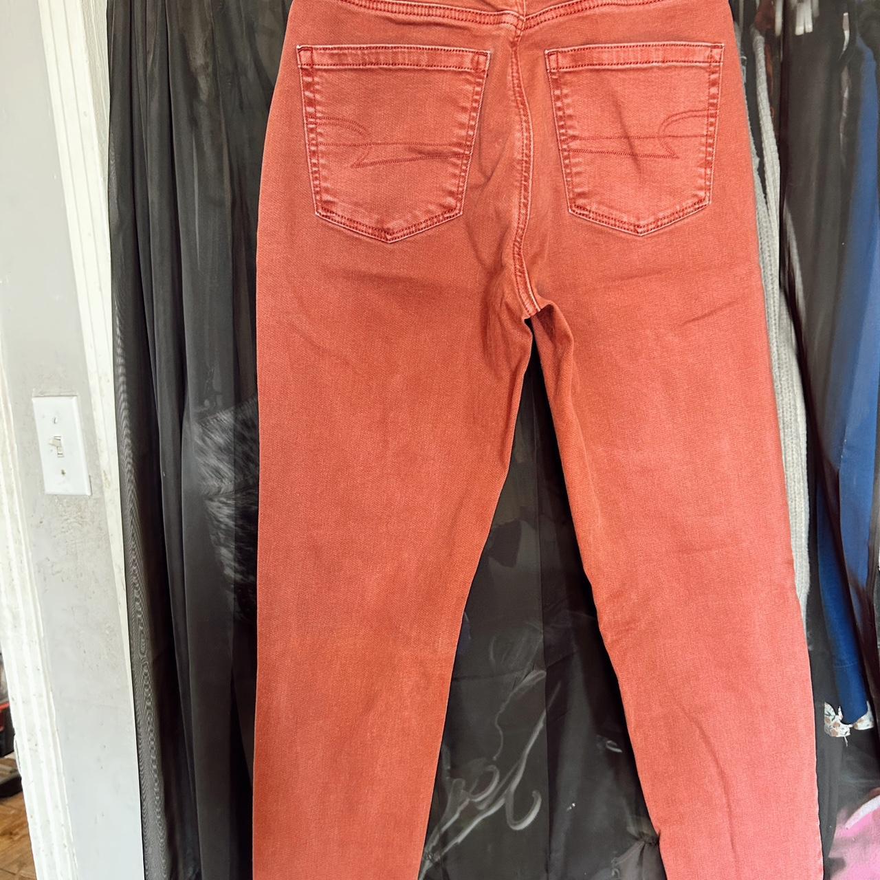 American eagle 2024 burgundy jeans