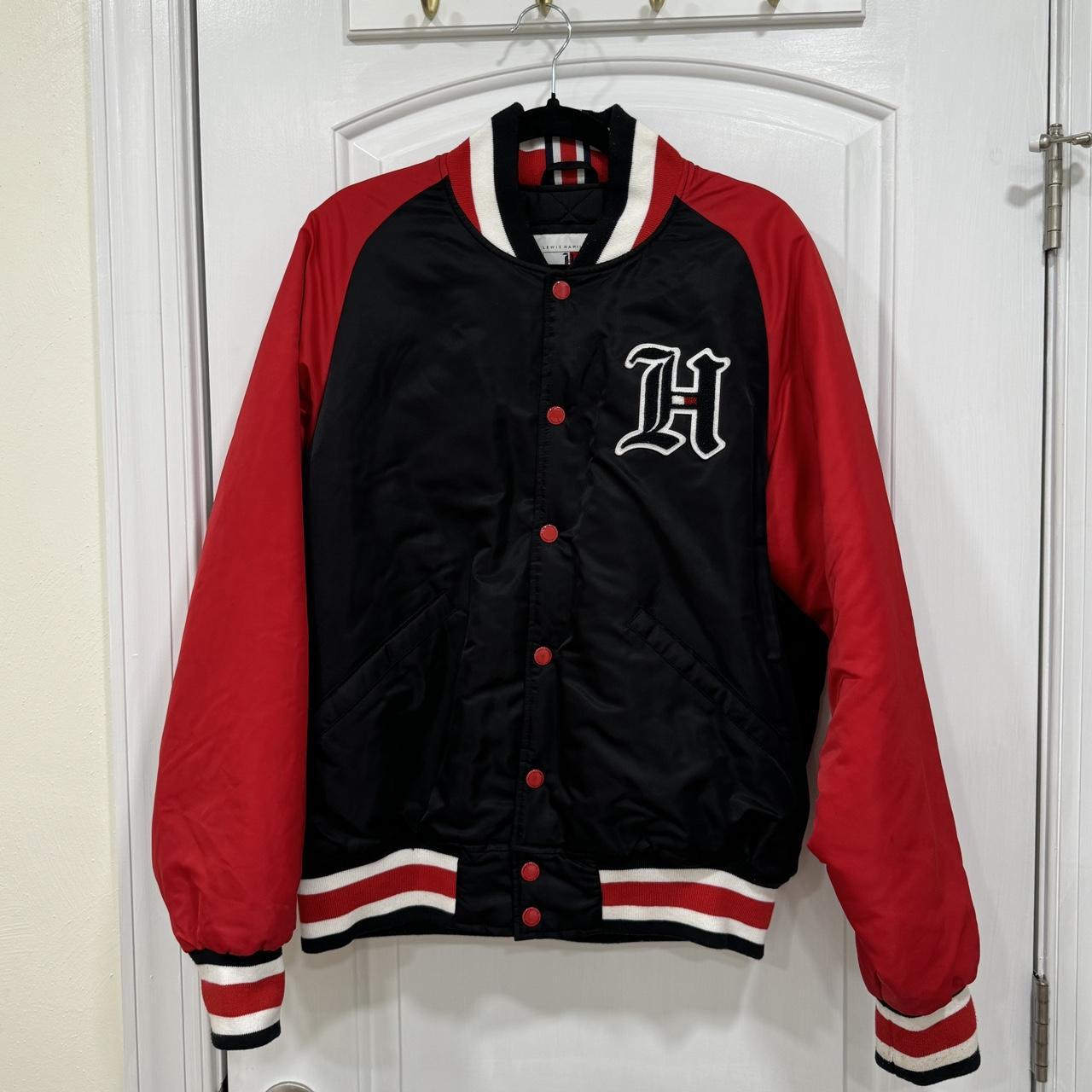 Lewis hamilton varsity jacket hotsell