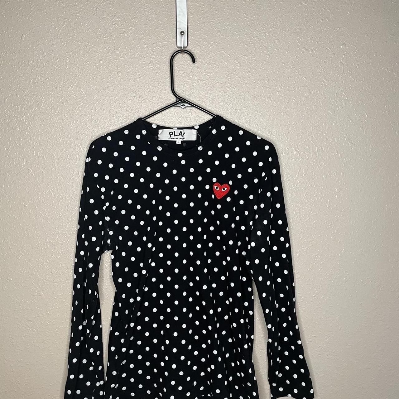 Cdg polka clearance dot long sleeve