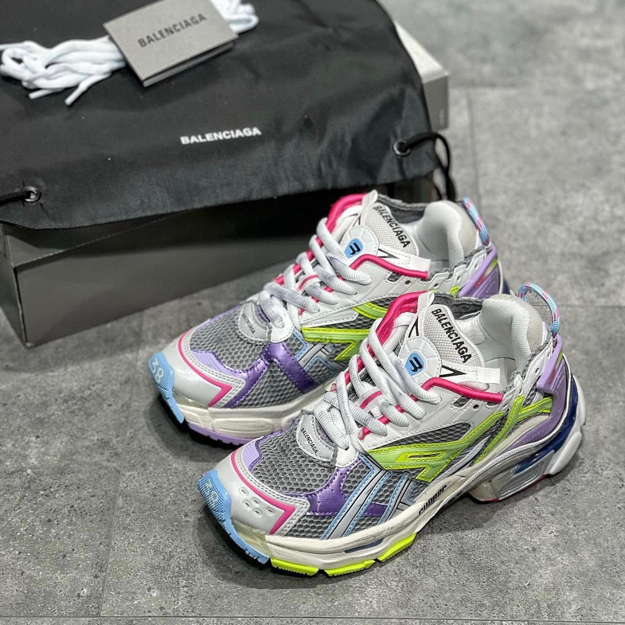 Balenciaga Multicolor Runner Sneaker Women Size 38 ... - Depop