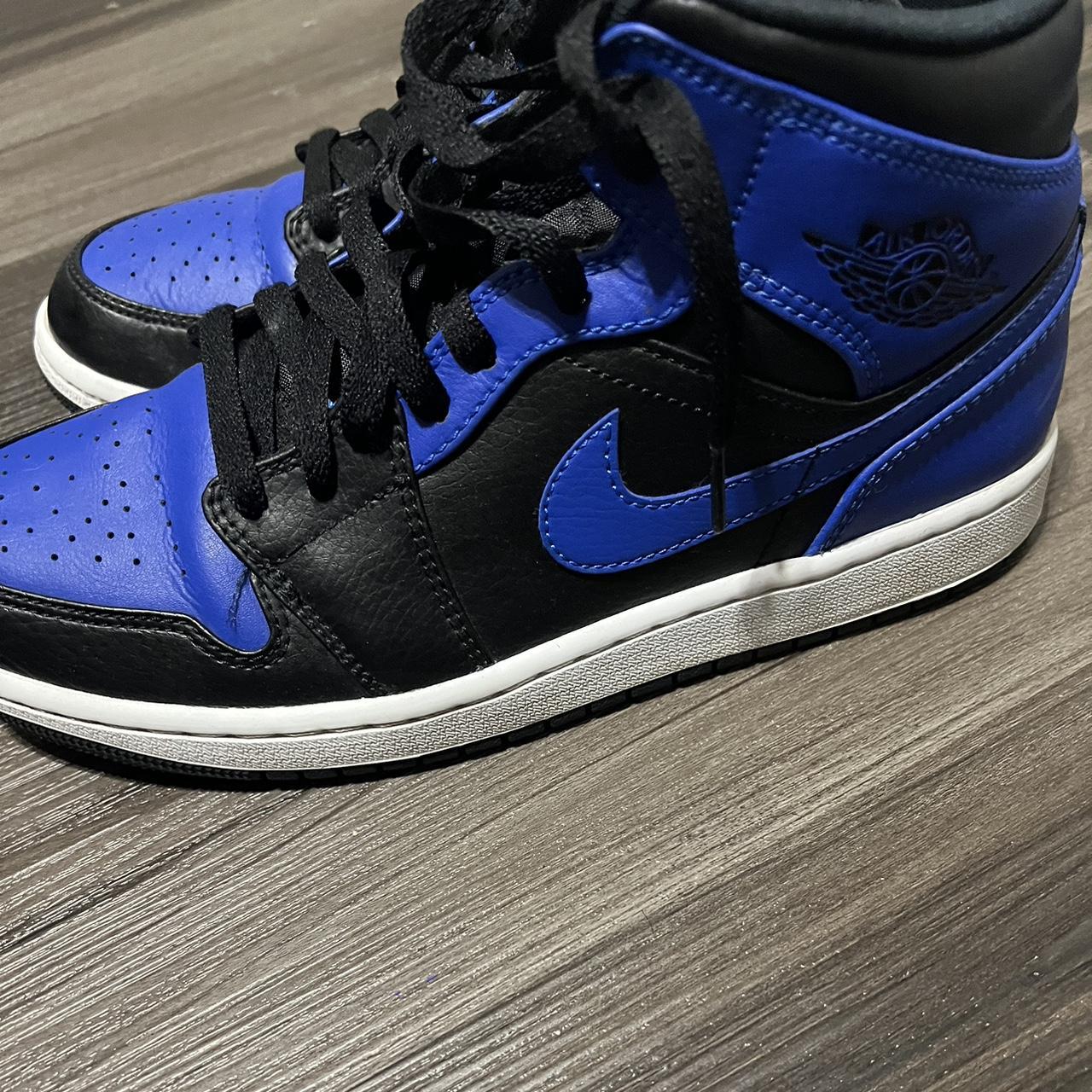 royal blue jordan's